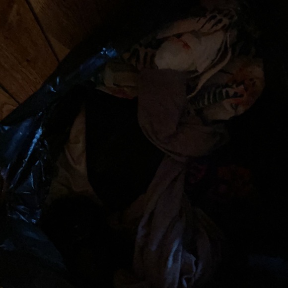 A garbage bag full of name brand clothes/shoes - Picture 2 of 2